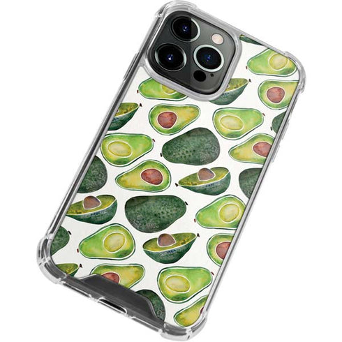 Cat Coq Avocados iPhone 14 Pro Clear Case